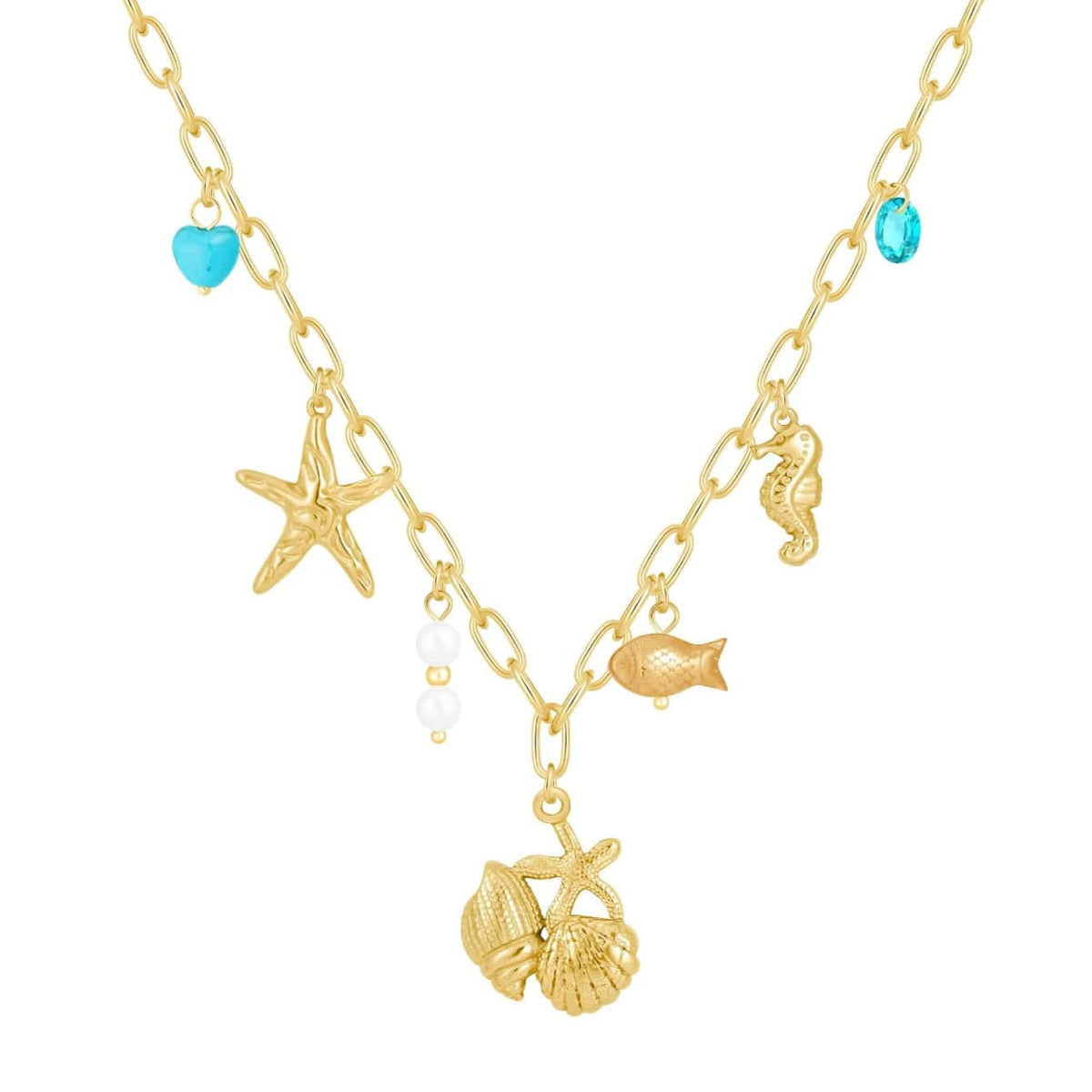 Bohomoon Stainless Steel Shania Charm Necklace