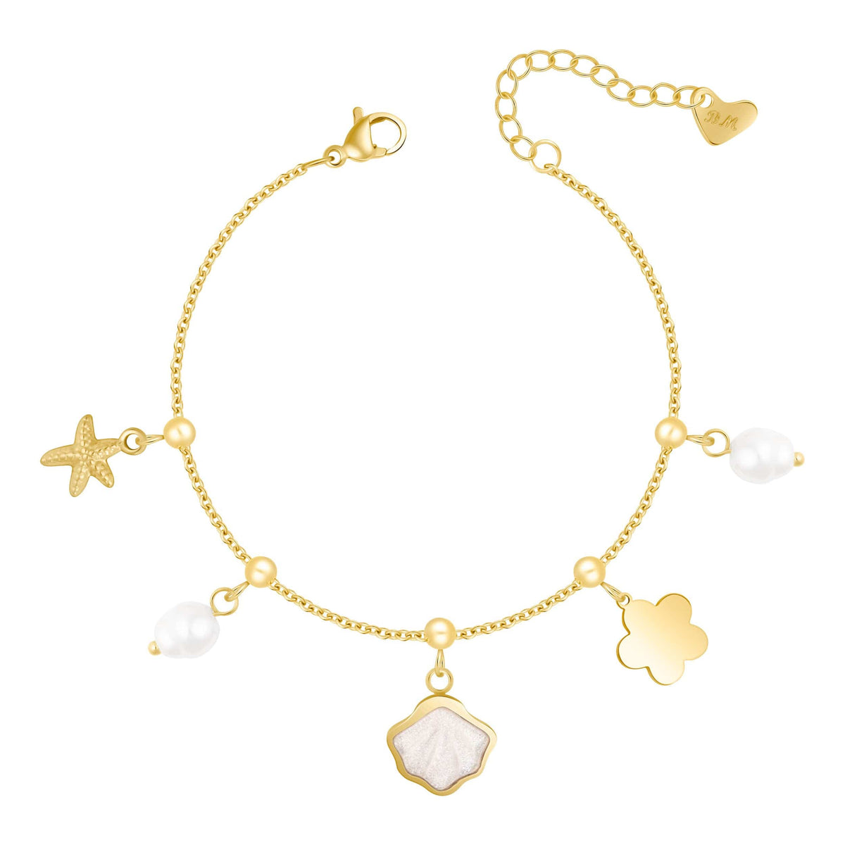Bohomoon Stainless Steel Shine Bright Charm Bracelet