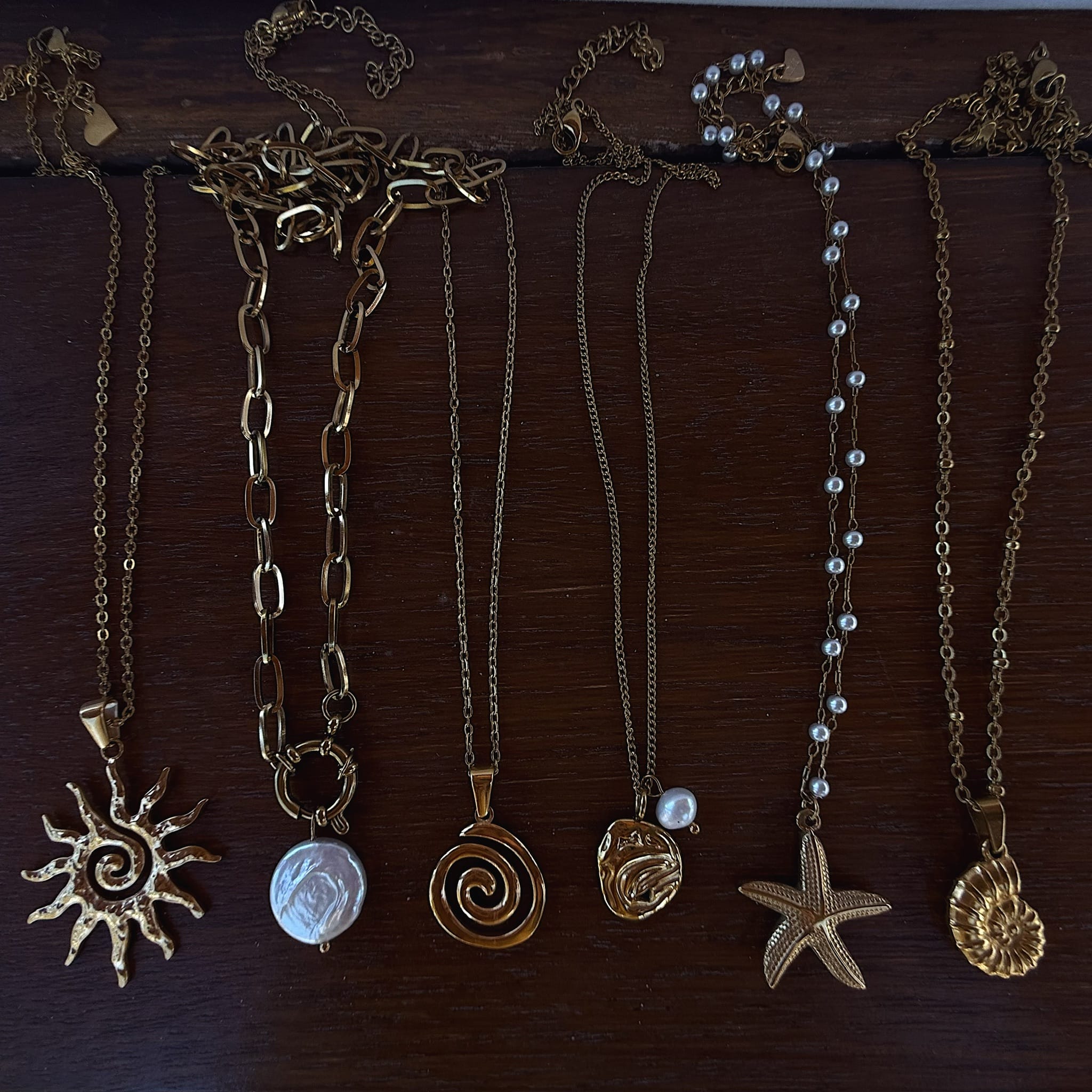 Bohomoon Stainless Steel Sicily Pearl Necklace
