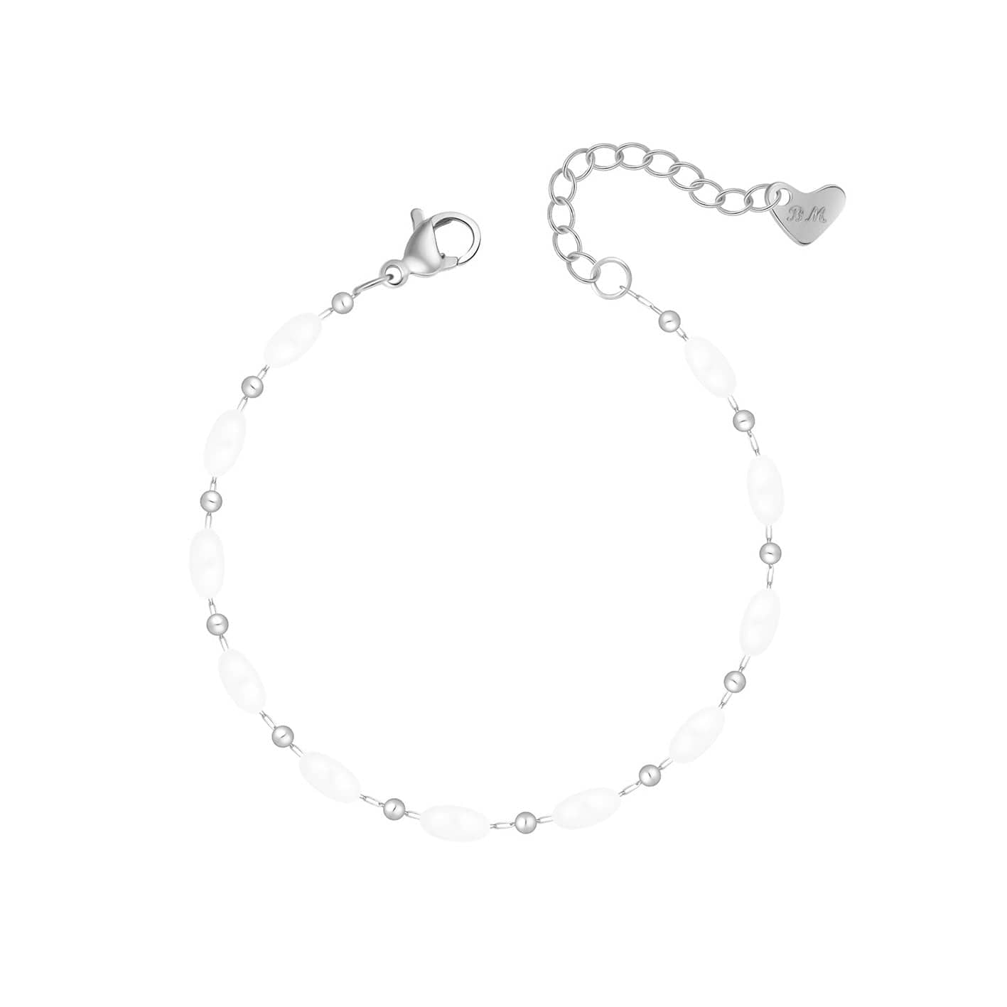 Bohomoon Stainless Steel Sienna Pearl Bracelet