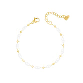 Bohomoon Stainless Steel Sienna Pearl Bracelet