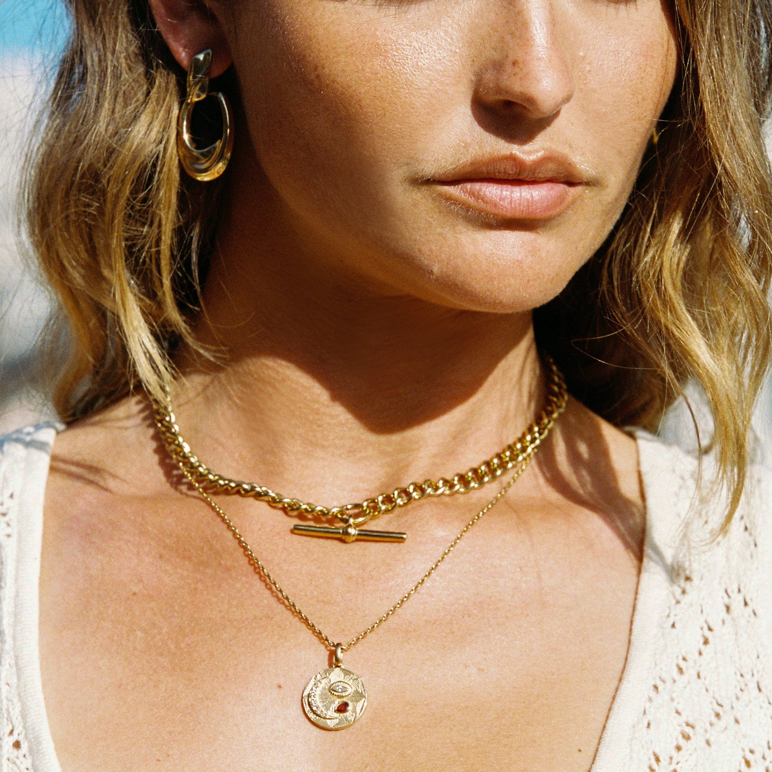 Bohomoon Stainless Steel Sierra Tbar Necklace