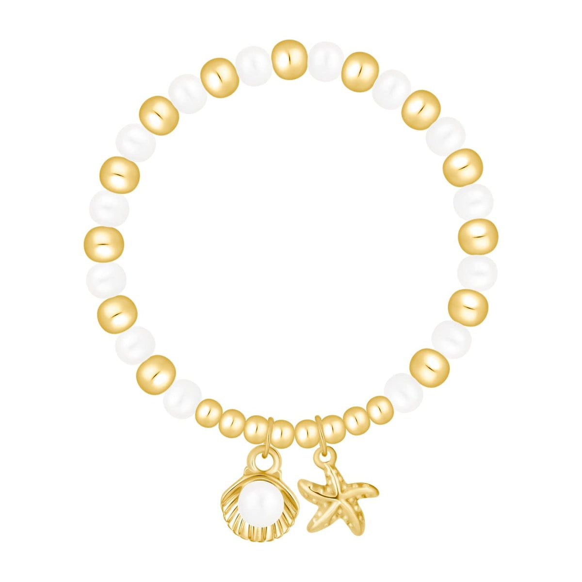 Bohomoon Stainless Steel Siren Pearl Bracelet