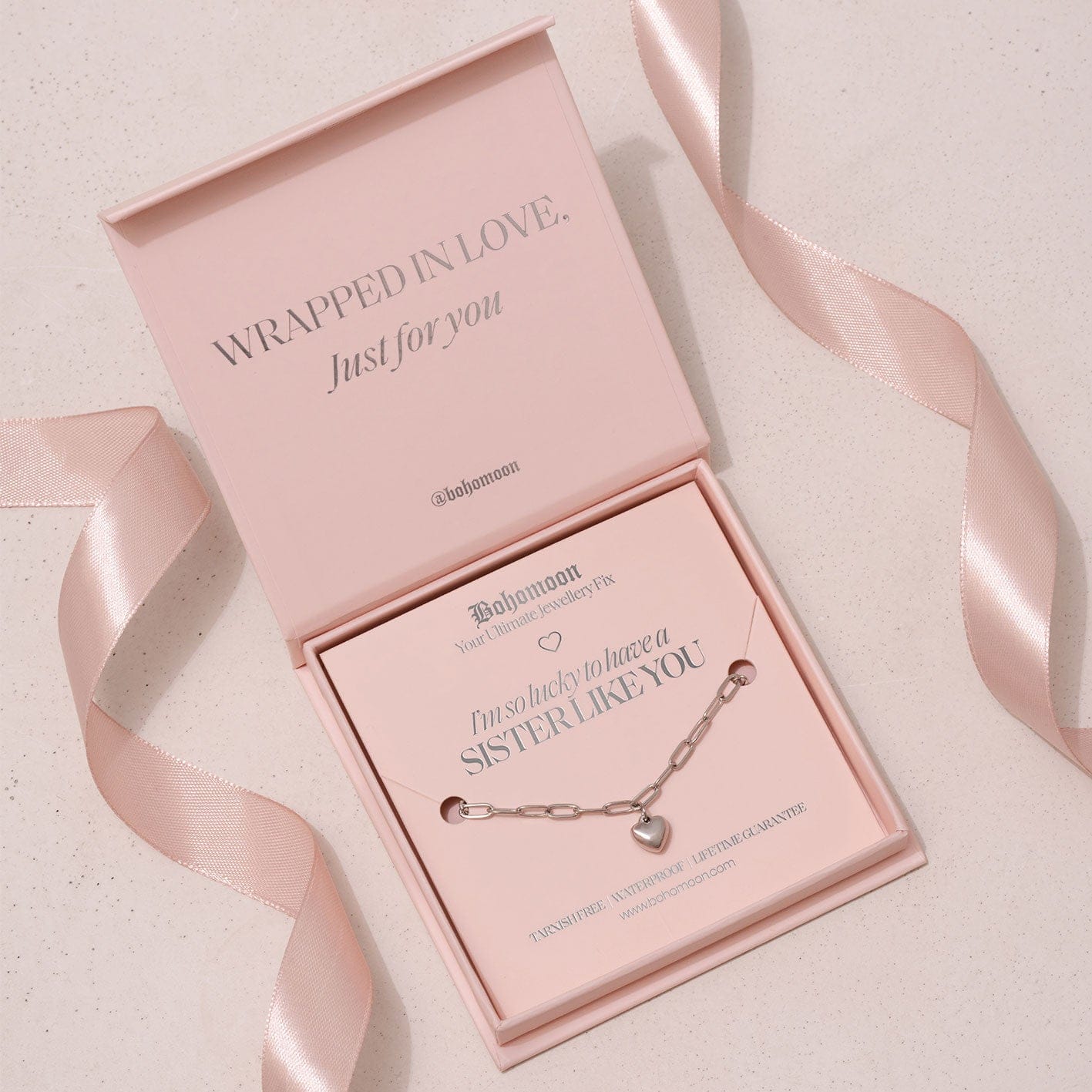 Bohomoon Stainless Steel Sister Bracelet