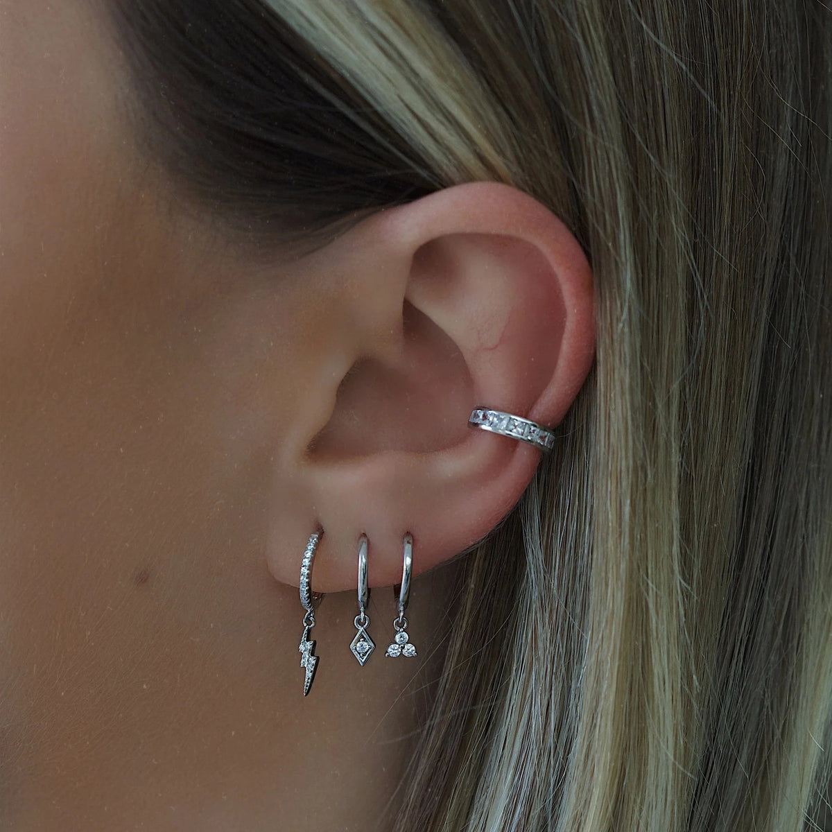 Bohomoon Stainless Steel Skyler Hoop Earrings