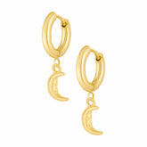 Bohomoon Stainless Steel Sleep Tight Hoop Earrings