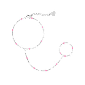 Bohomoon Stainless Steel Soda Hand Chain Bracelet