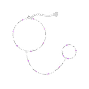 Bohomoon Stainless Steel Soda Hand Chain Bracelet