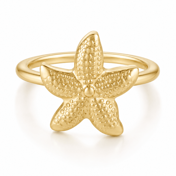 Bohomoon Stainless Steel Starfish Ring
