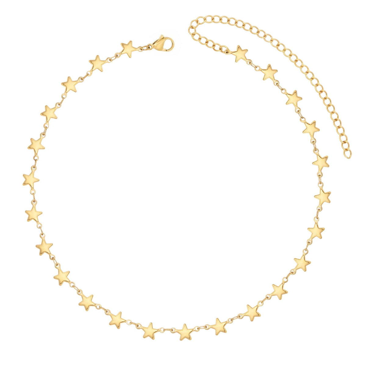 BohoMoon Stainless Steel Stargirl Choker Gold