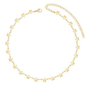 BohoMoon Stainless Steel Stargirl Choker Gold