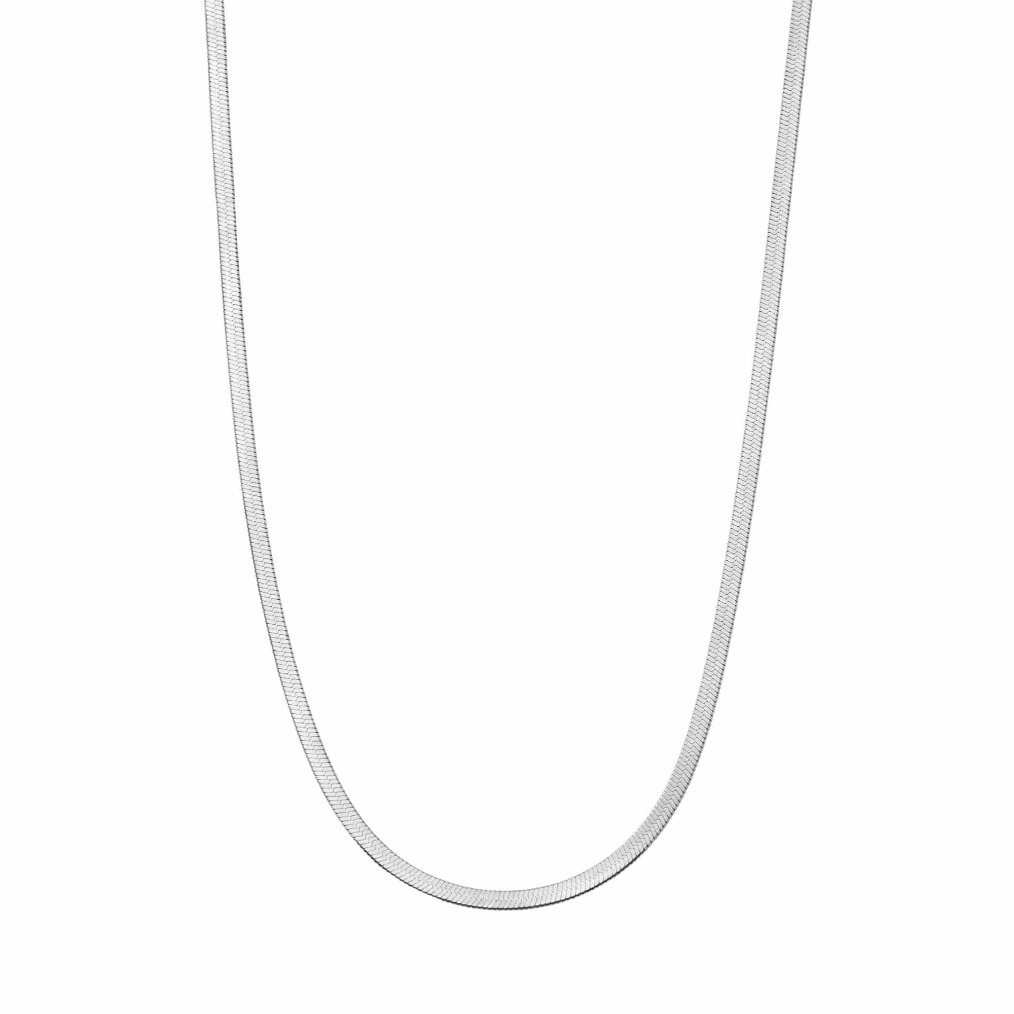 BohoMoon Stainless Steel Stephanie Dainty Necklace Silver