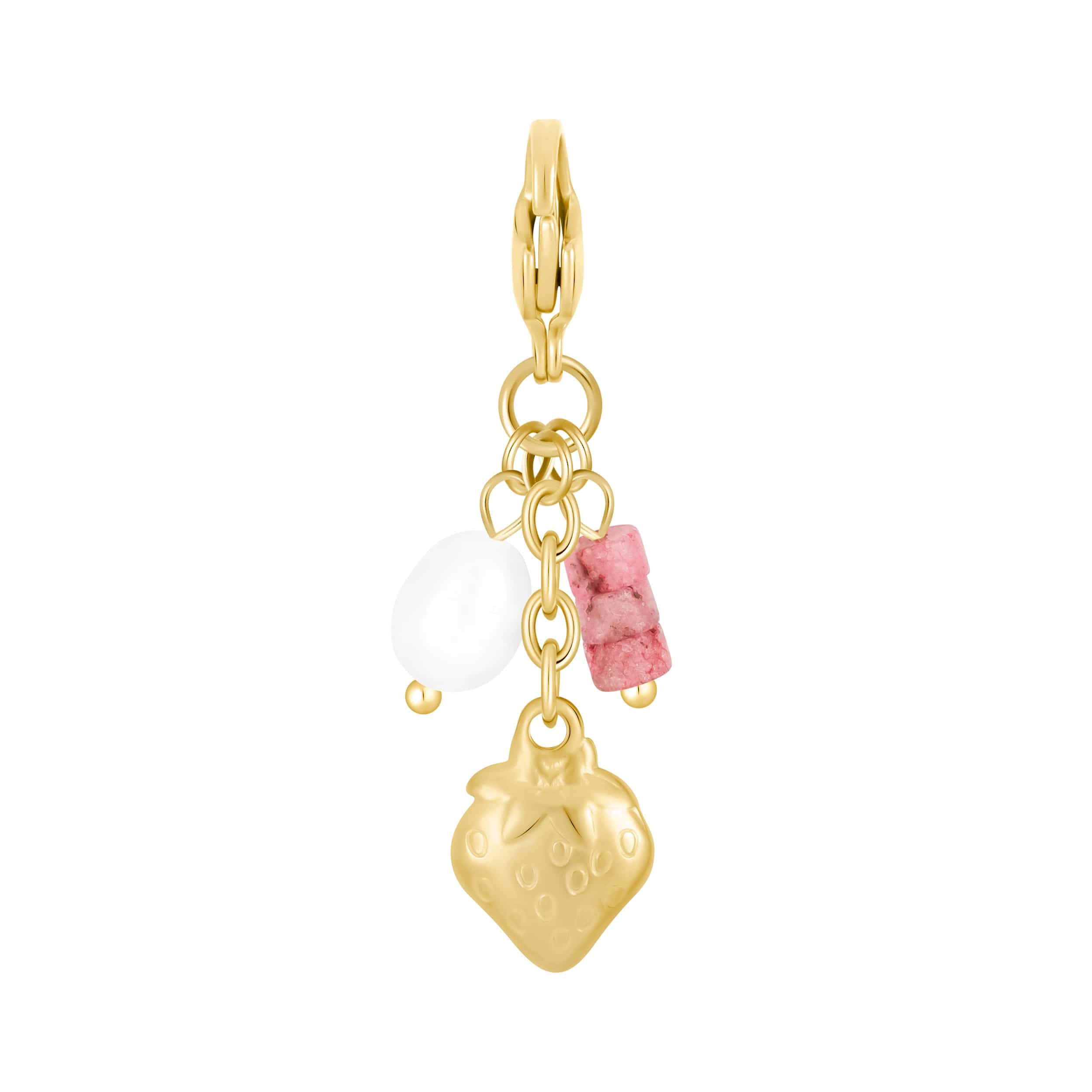 Bohomoon Stainless Steel Strawberry Bikini Charm