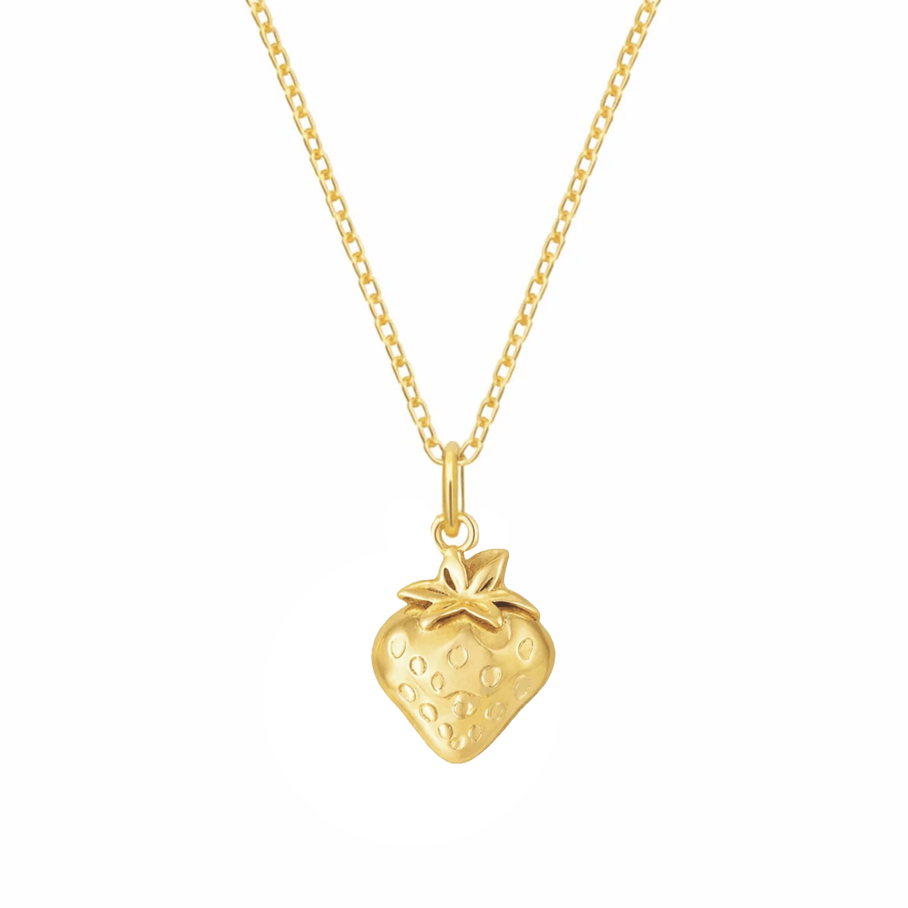 Bohomoon Stainless Steel Strawberry Necklace