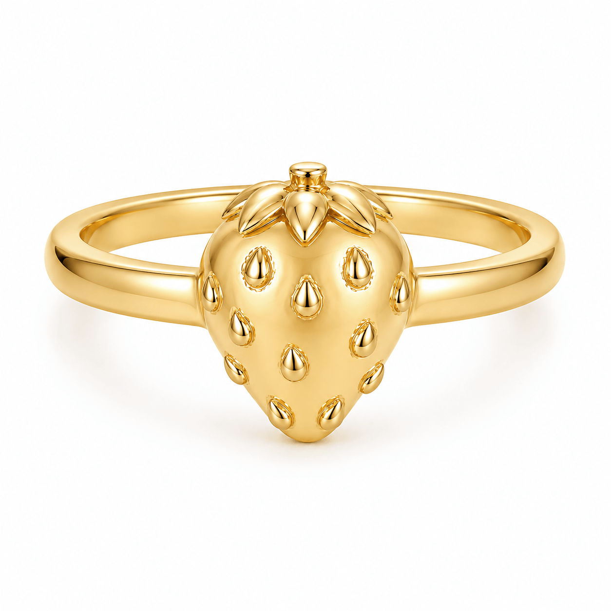 Bohomoon Stainless Steel Strawberry Ring