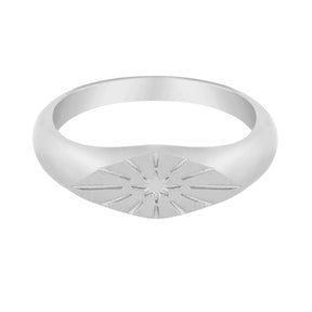 BohoMoon Stainless Steel Sun Worshiper Ring Silver / US 6 / UK L / EUR 51 (small)