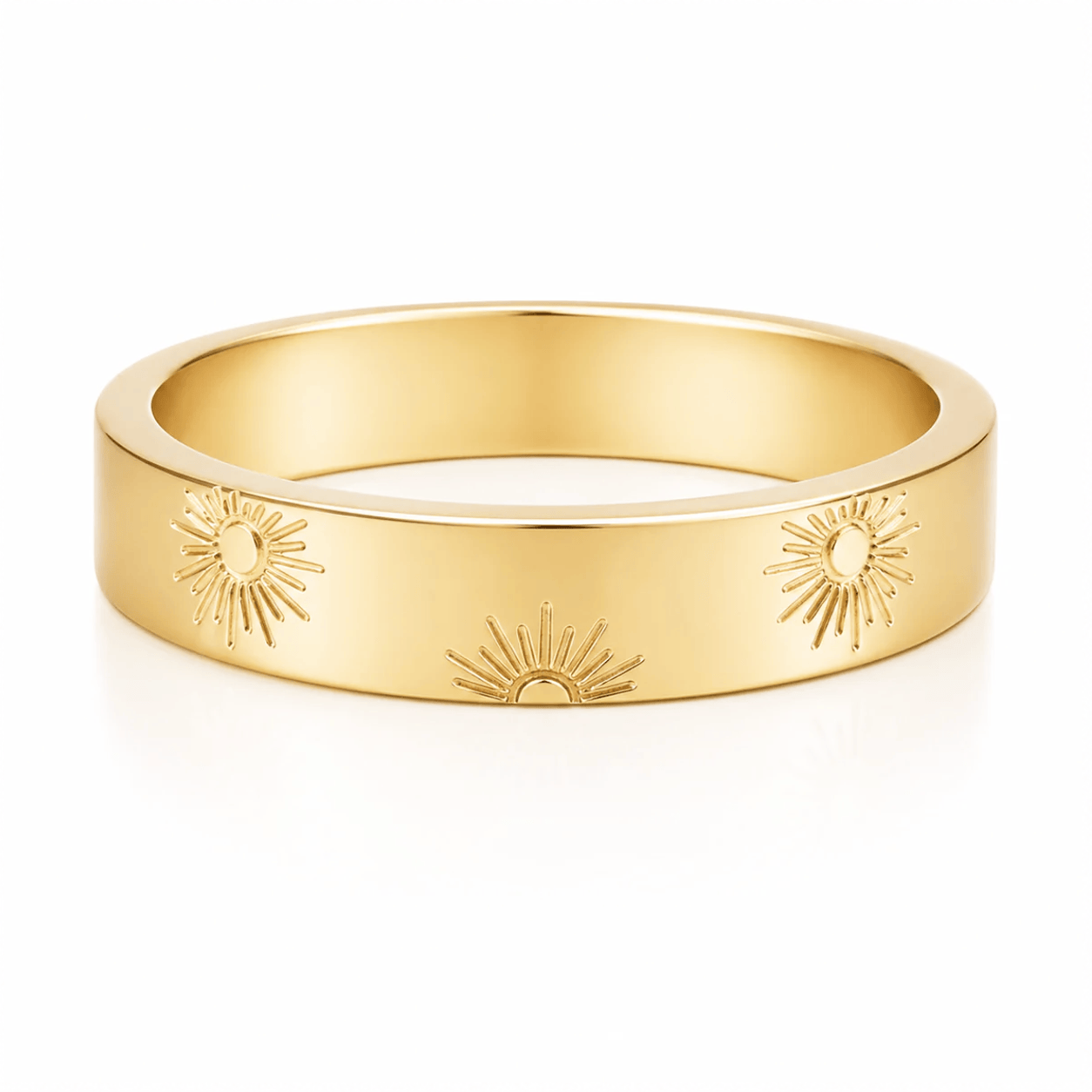 Bohomoon Stainless Steel Sunbeam Ring