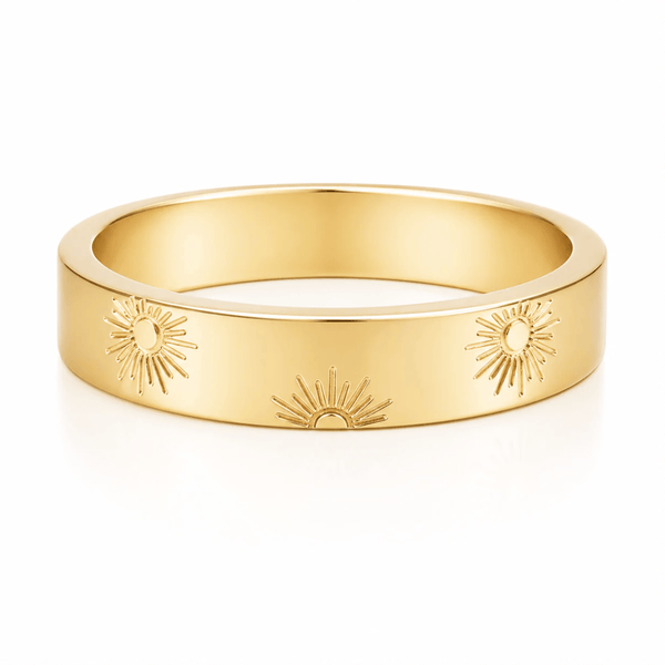 Bohomoon Stainless Steel Sunbeam Ring