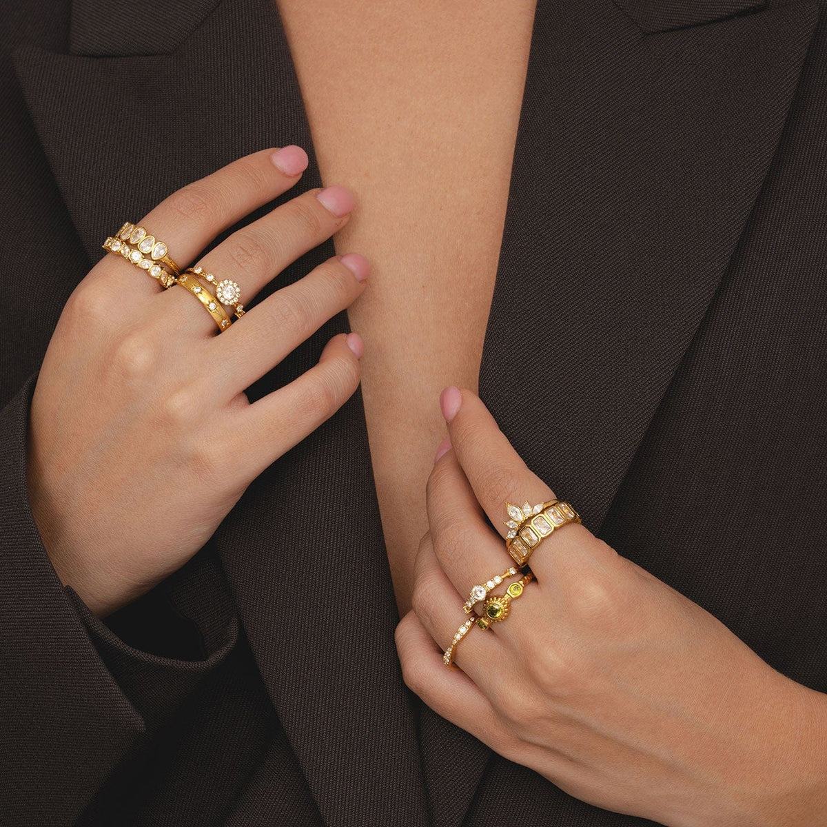 Bohomoon Stainless Steel Sunday Ring