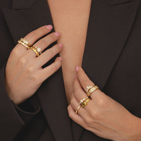 Bohomoon Stainless Steel Sunday Ring