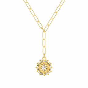 Bohomoon Stainless Steel Sundial Necklace