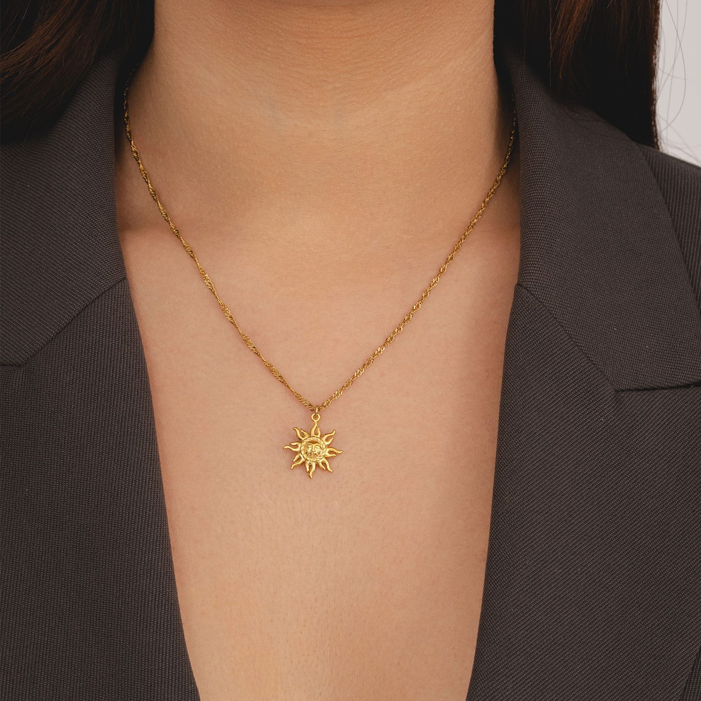 Bohomoon Stainless Steel Sunrays Necklace