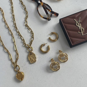 Bohomoon Stainless Steel Sunrise TBar Necklace