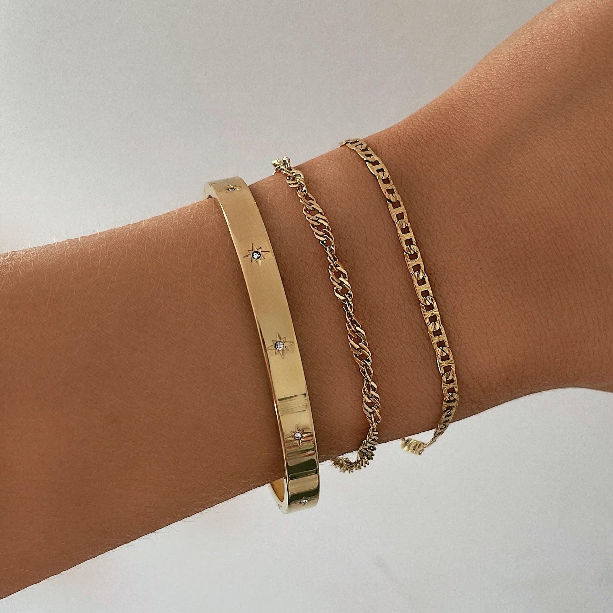 BohoMoon Stainless Steel Swan Bracelet
