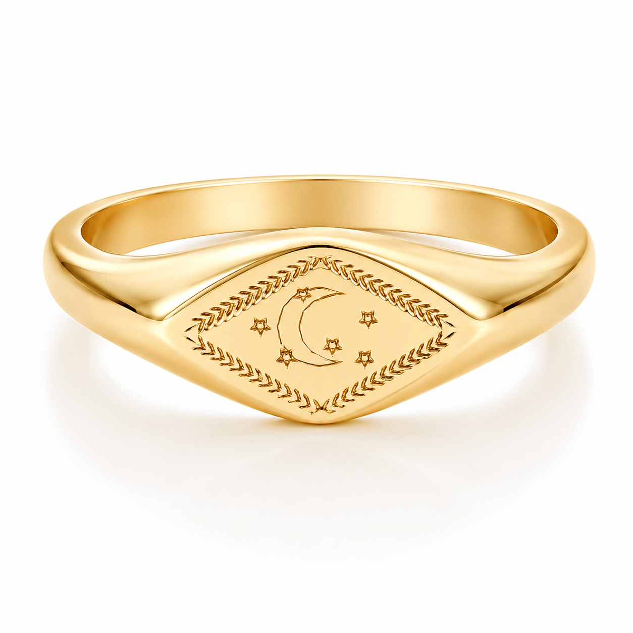 Bohomoon Stainless Steel Sweet Dreams Signet Ring