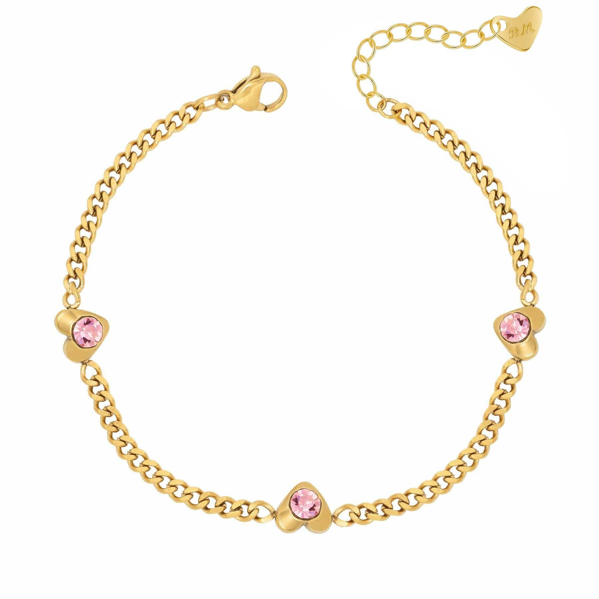 Bohomoon Stainless Steel Sweetheart Bracelet