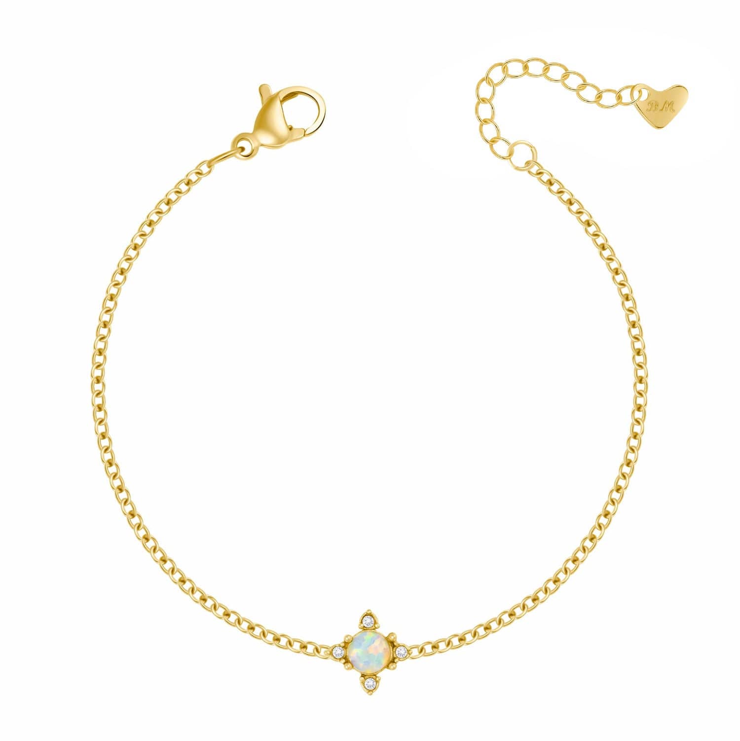 Bohomoon Stainless Steel Talia Opal Bracelet