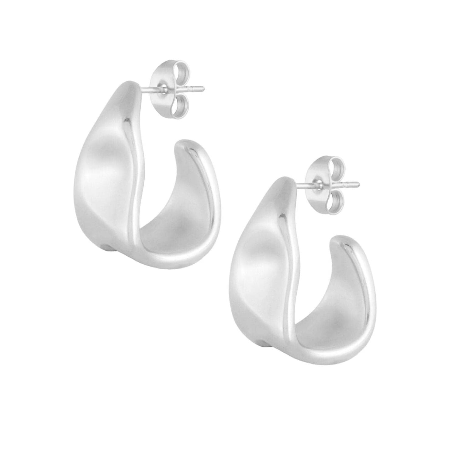 BOHOMOON Stainless Steel Tamara Hoop Earrings Silver