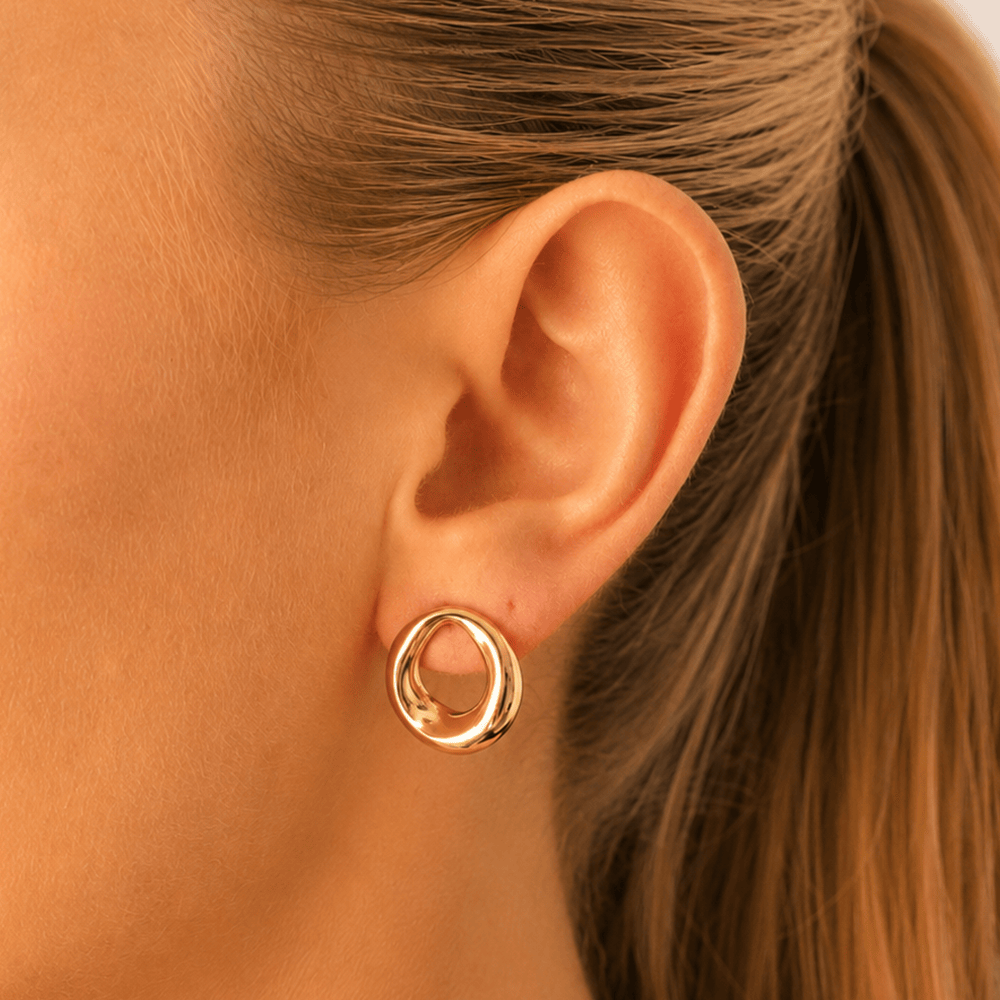 Bohomoon Stainless Steel Tangier Stud Earrings