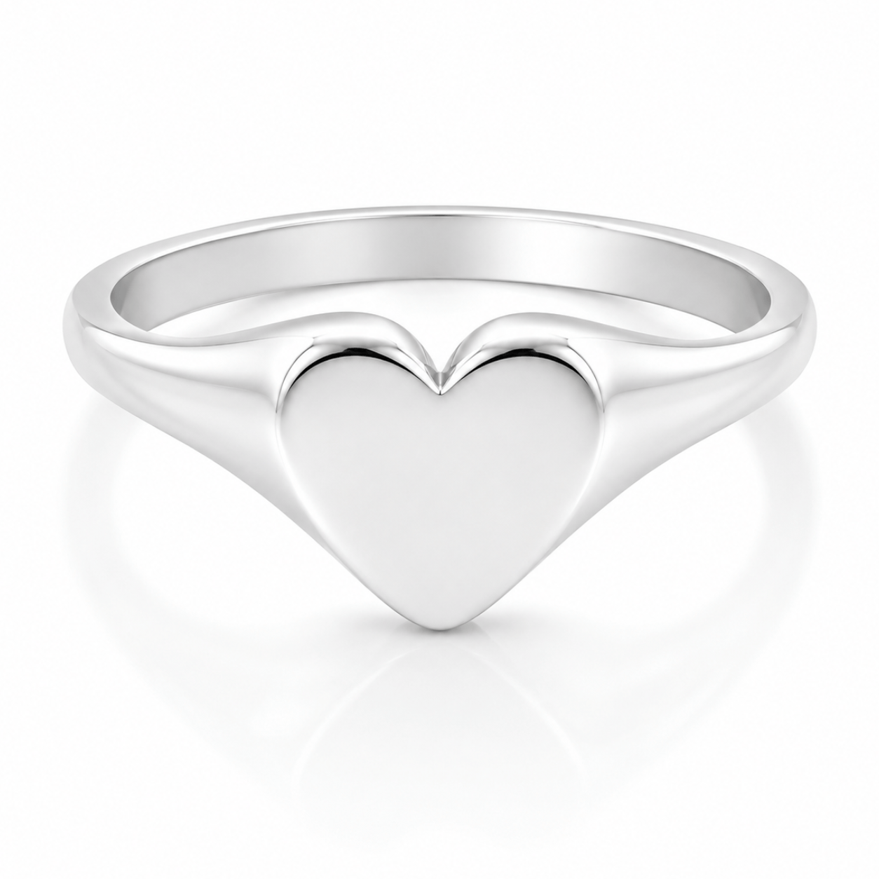 Bohomoon Stainless Steel Te Amo Signet Ring
