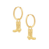 Bohomoon Stainless Steel Tennessee Hoop Earrings