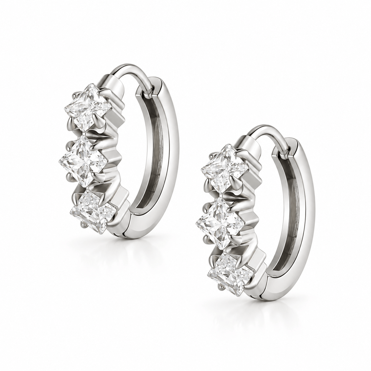 Bohomoon Stainless Steel Tess Hoop Earrings