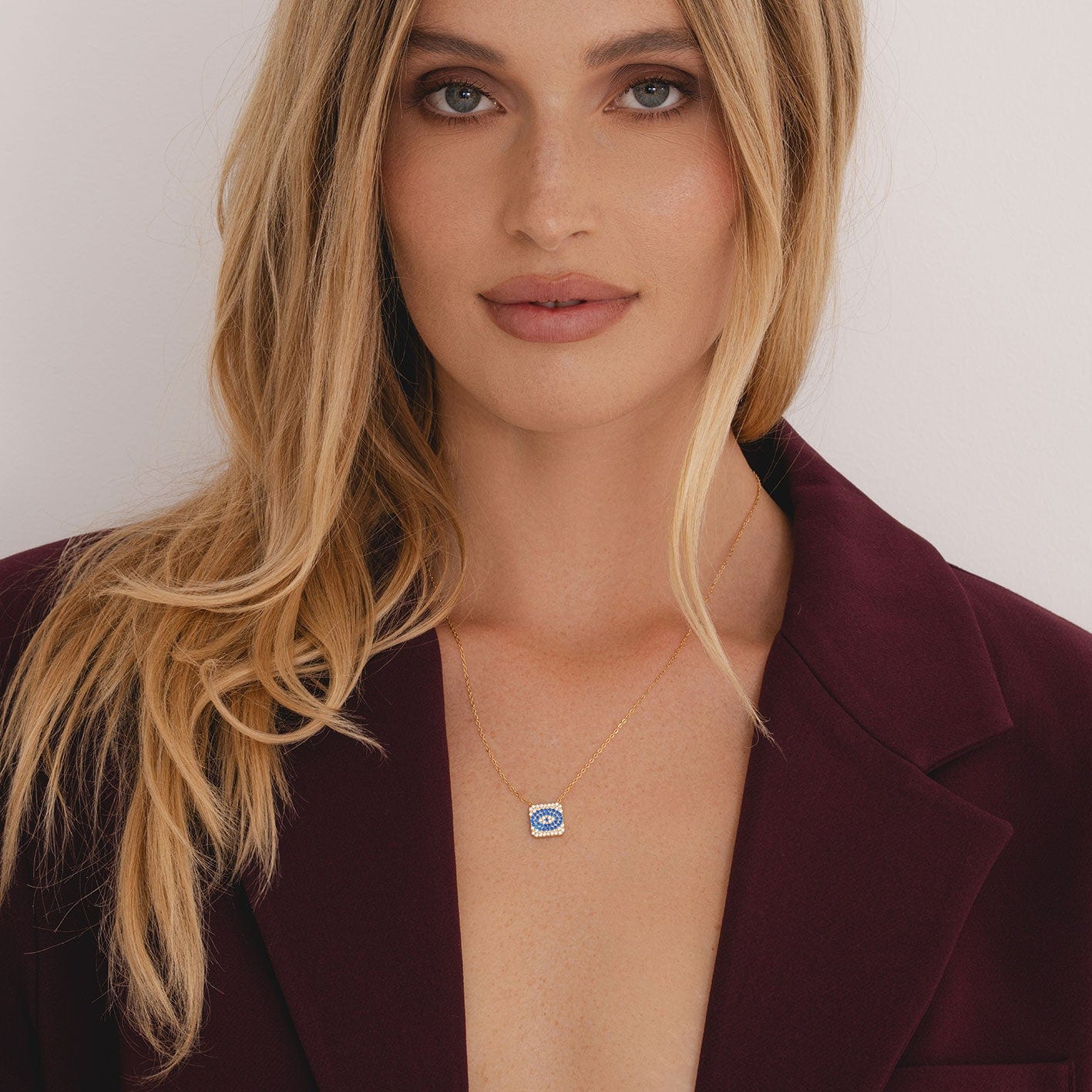 Bohomoon Stainless Steel Third Eye Necklace