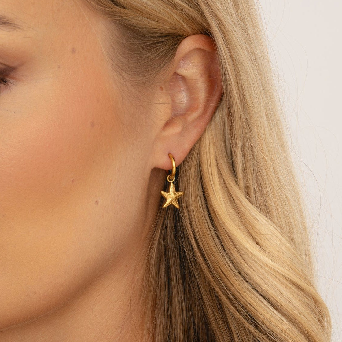 Bohomoon Stainless Steel Treasure Hoop Earrings