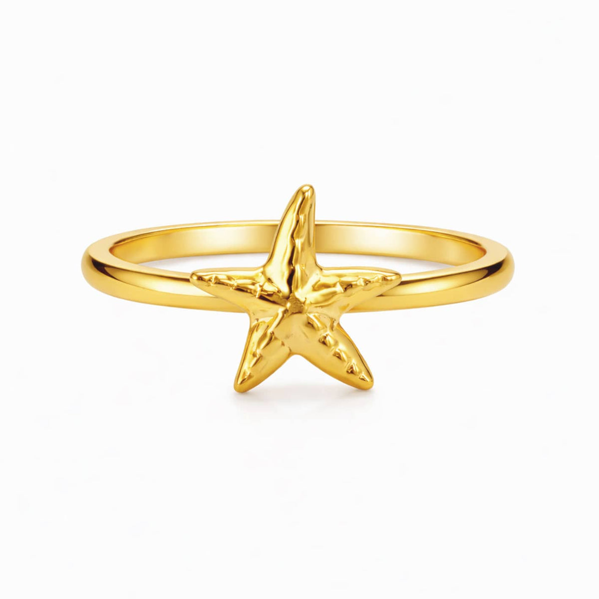 Bohomoon Stainless Steel Treasure Starfish Ring