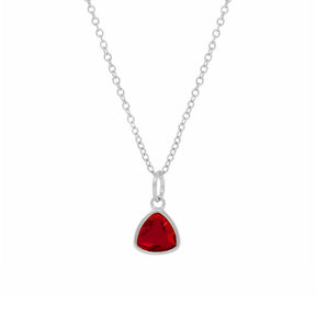 Bohomoon Stainless Steel Trio Birthstone Necklace