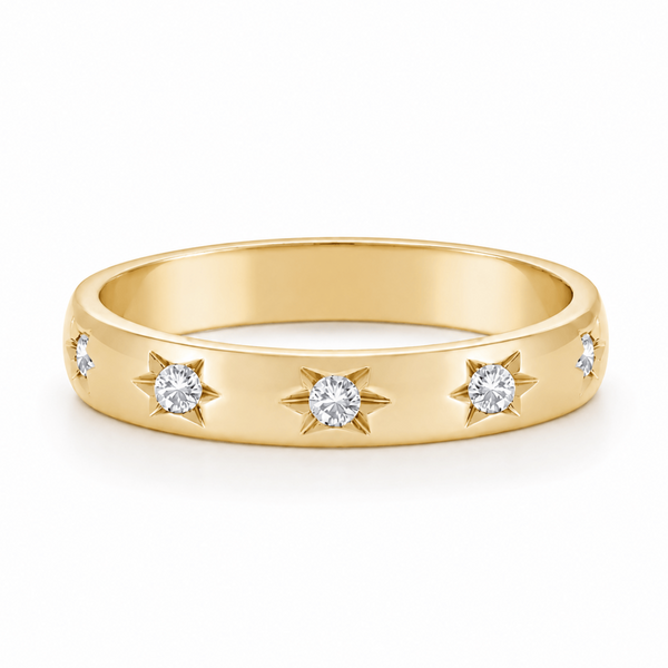 Bohomoon Stainless Steel Twinkle Star Ring