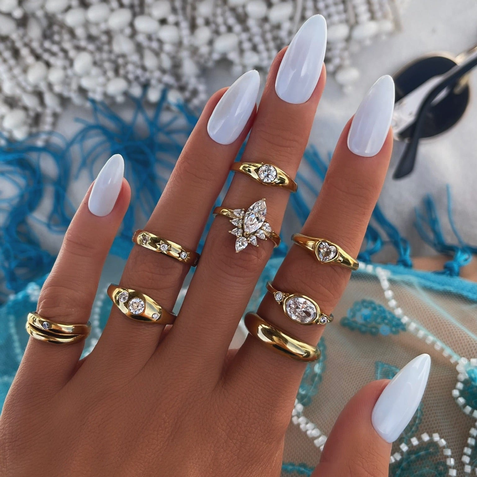 Bohomoon Stainless Steel Twinkle Star Ring