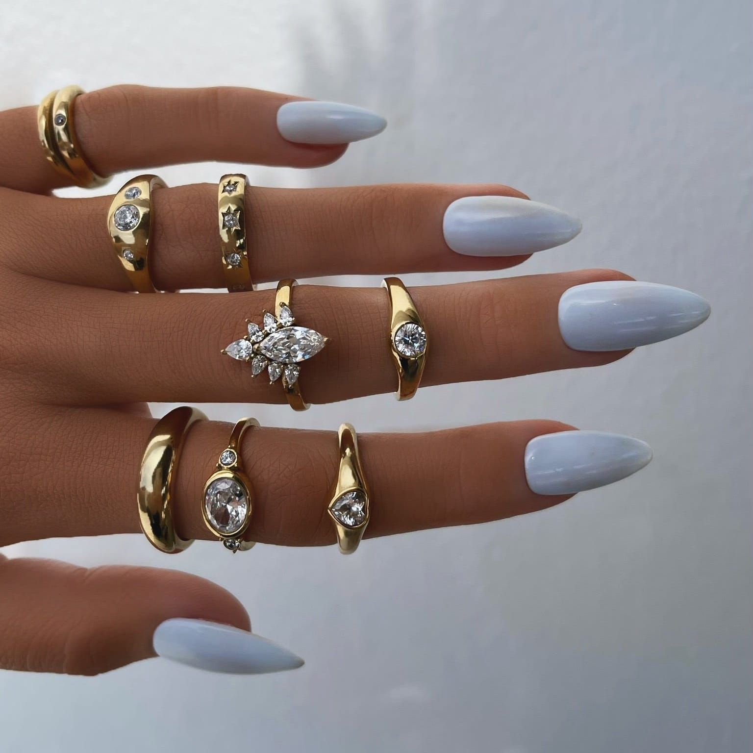 Bohomoon Stainless Steel Twinkle Star Ring
