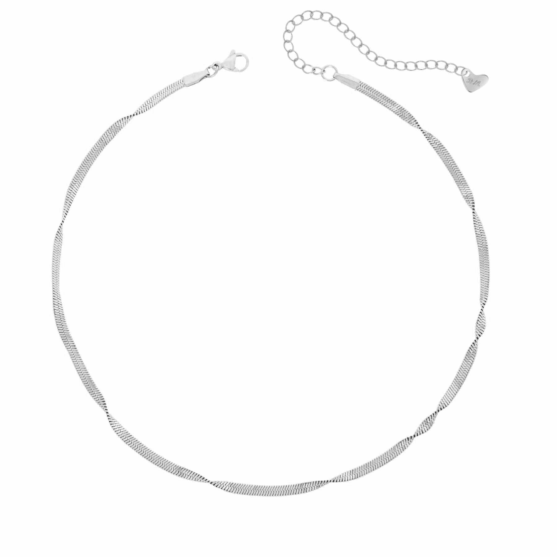 Bohomoon Stainless Steel Twist Choker