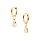 Bohomoon Stainless Steel Una Hoop Earrings