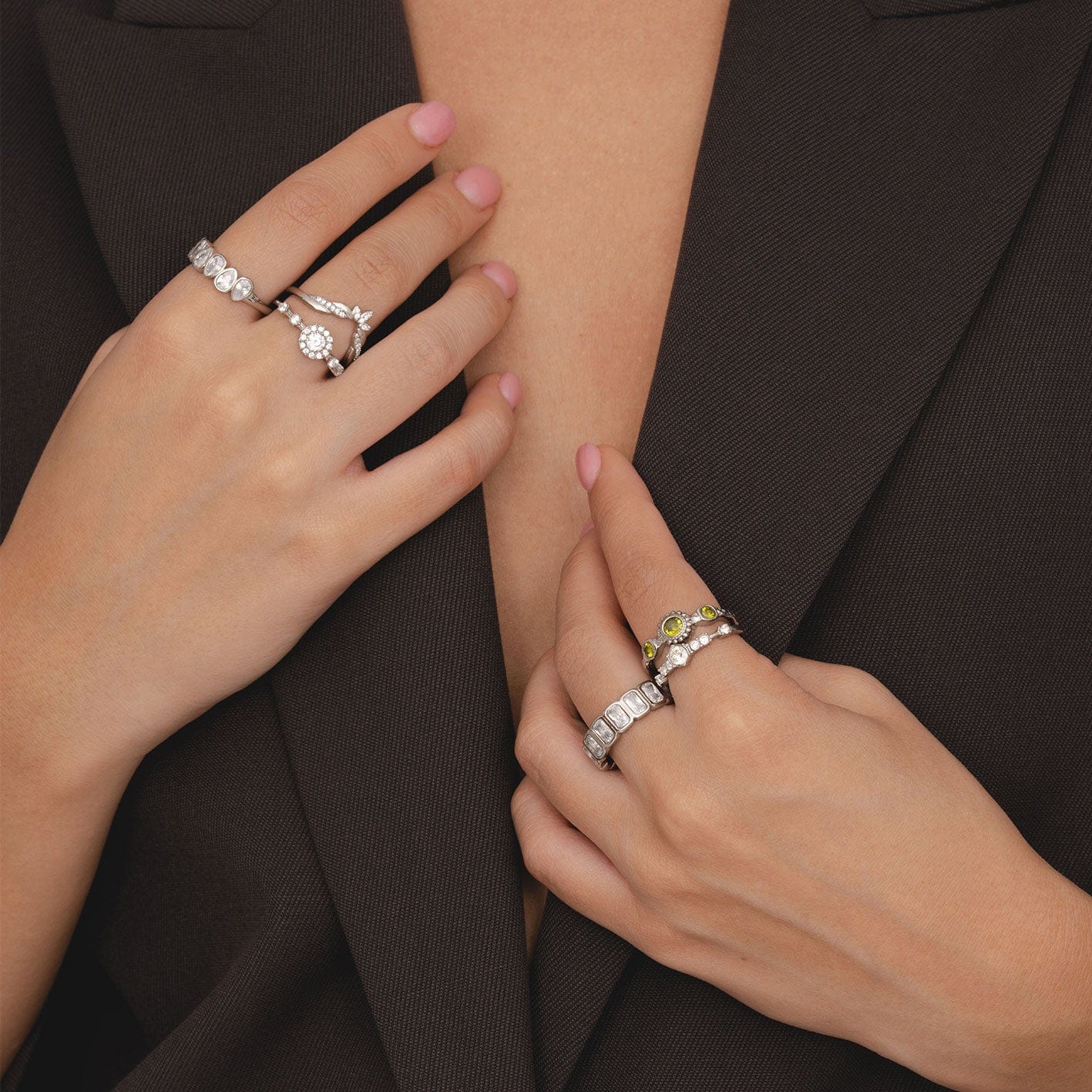 Bohomoon Stainless Steel Unity Ring