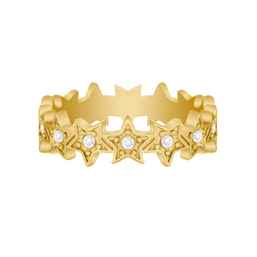 Bohomoon Stainless Steel Varsity Star Ring