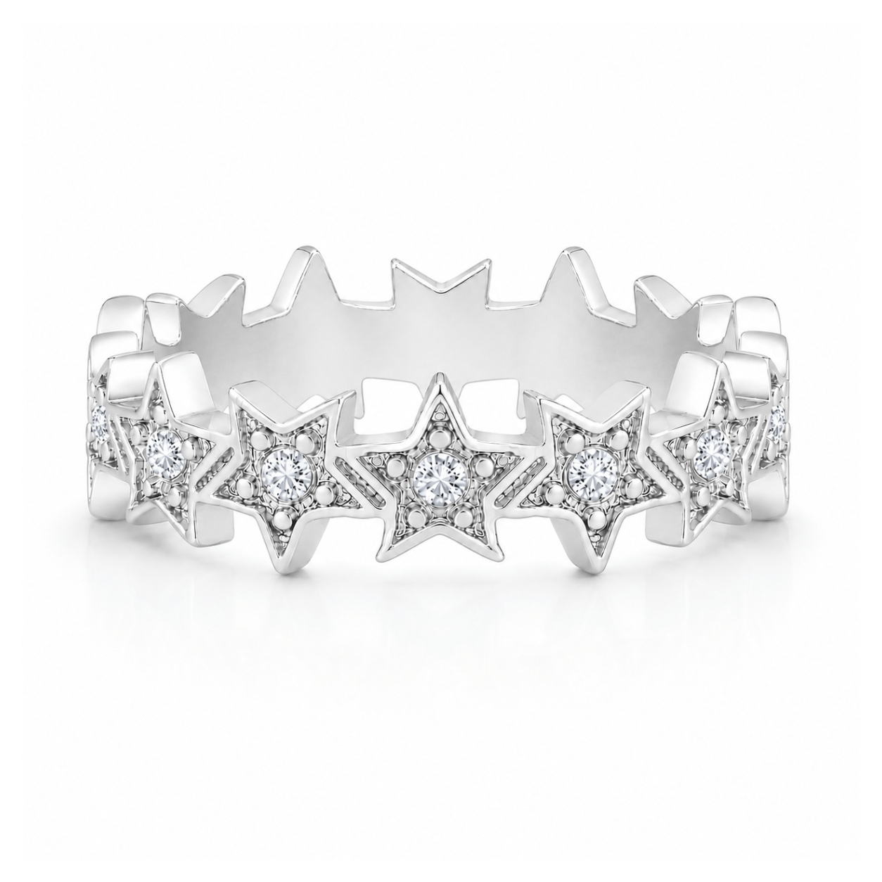 Bohomoon Stainless Steel Varsity Star Ring