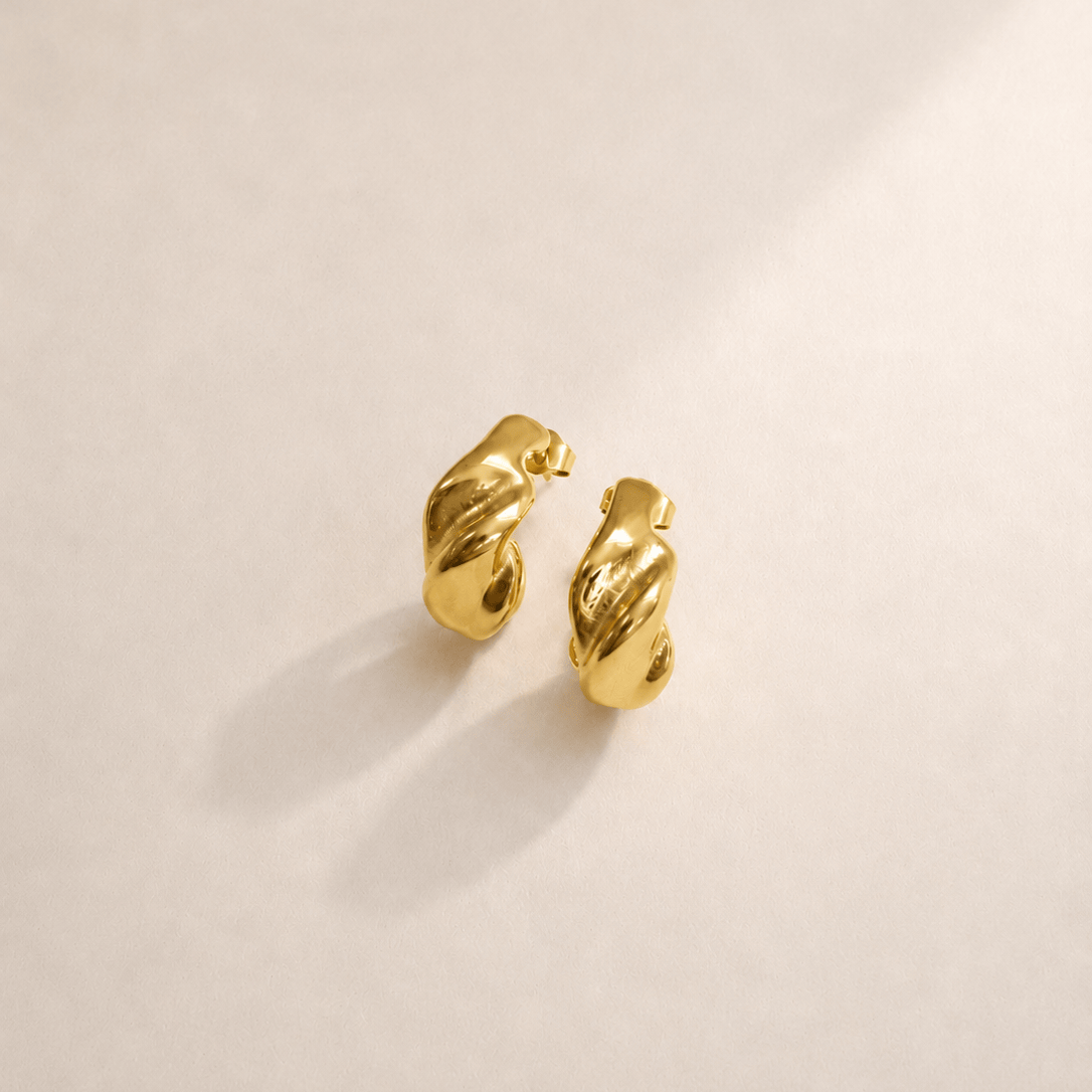 Bohomoon Stainless Steel Veronica Hoop Earrings