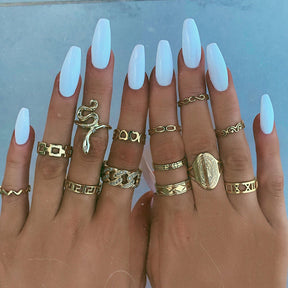 BohoMoon Stainless Steel Vice Ring
